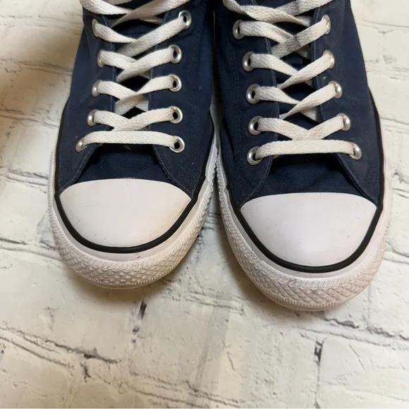 Navy Blue Converse - Picture 7 of 8